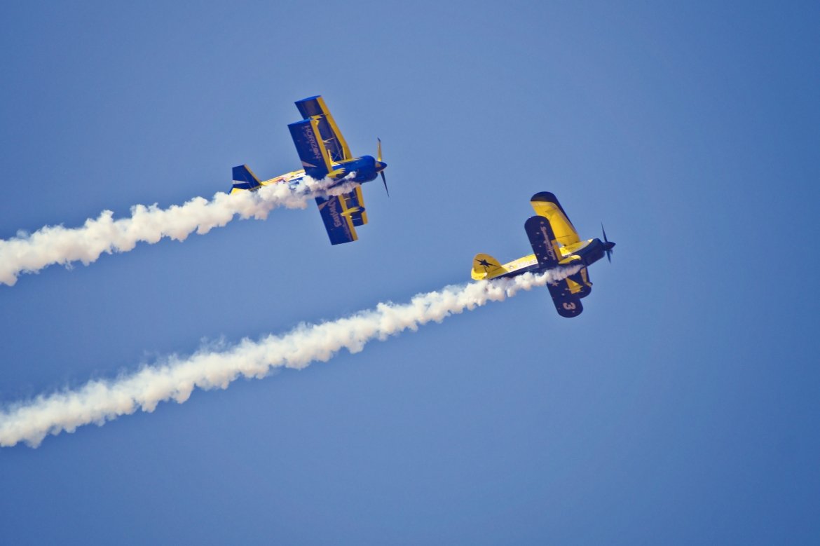 Aerobatic Biplanes Viking And WASP